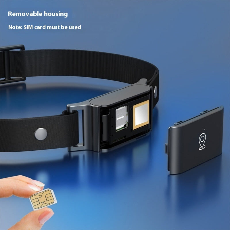KFX-3071677 Pet GPS Positioning Collar - Accurate Tracking Device with Lithium Battery, 32MB Memory and Compact Design