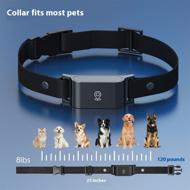 KFX-3071677 Pet GPS Positioning Collar - Accurate Tracking Device with Lithium Battery, 32MB Memory and Compact Design