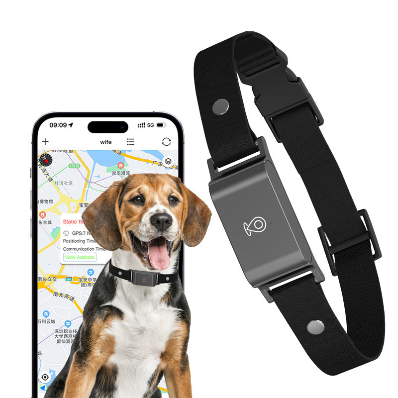 KFX-3071677 Pet GPS Positioning Collar - Accurate Tracking Device with Lithium Battery, 32MB Memory and Compact Design