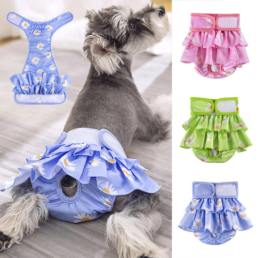 KFX-3072061 Leak-proof Physiological Pants for Medium to Large Dogs, Soft Waterproof Fabric with Absorbent Inner Layer