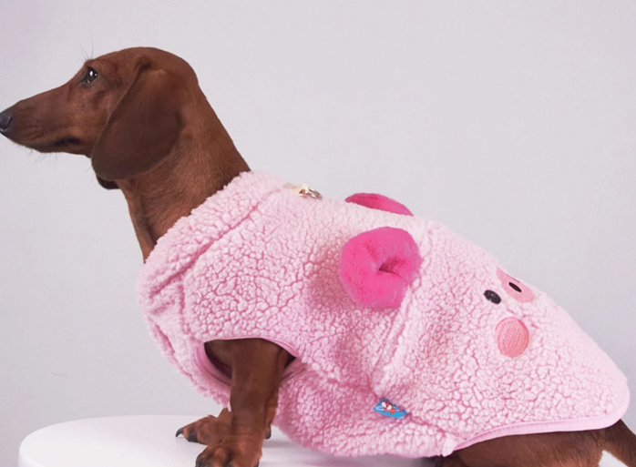 KFX-3074237 Lambswool Vest for Dogs and Cats – Cozy Autumn and Winter Pet Clothing