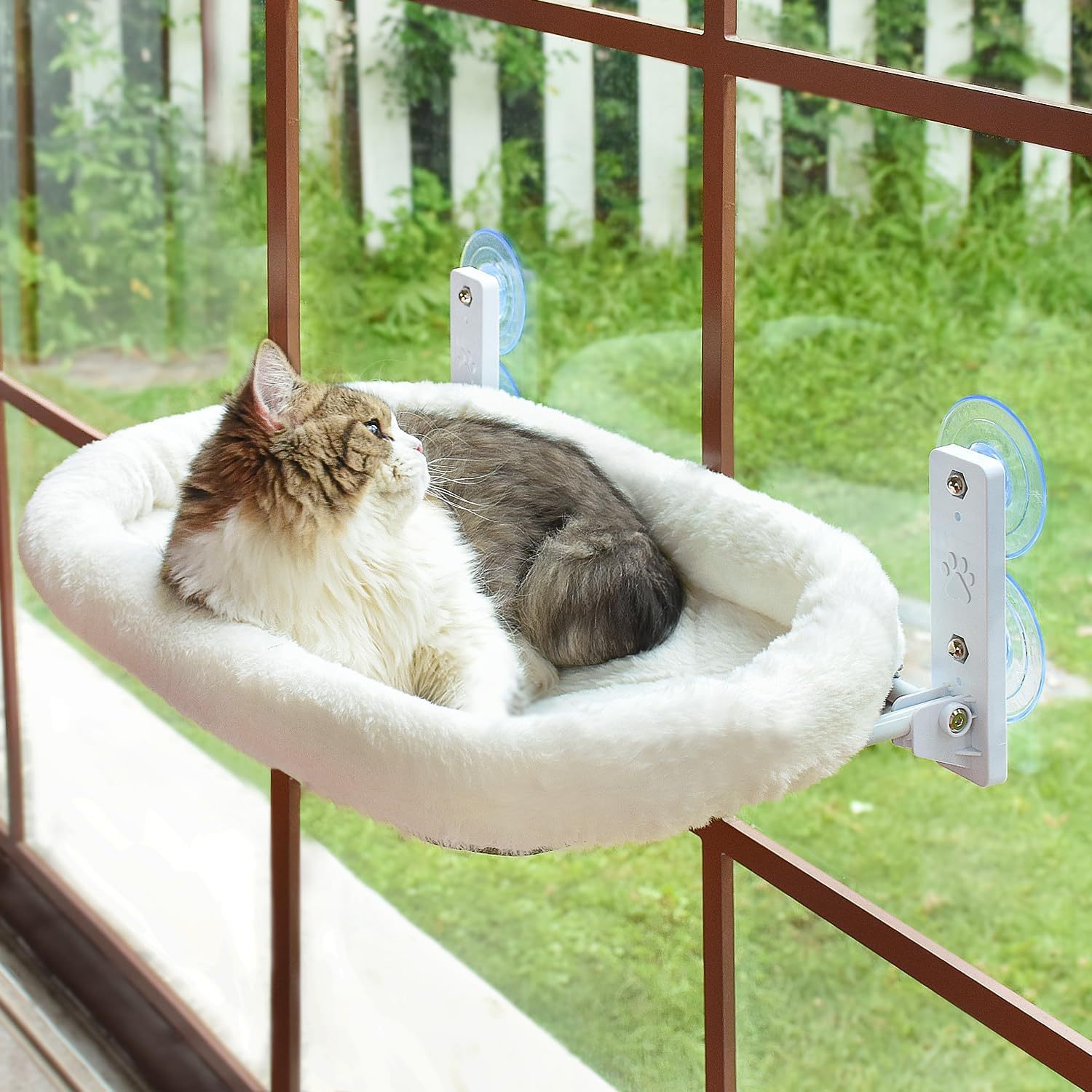KFX-3077053 Cozy Cat Hammock for Indoor and Balcony Use - Available in Orange and Grass Green