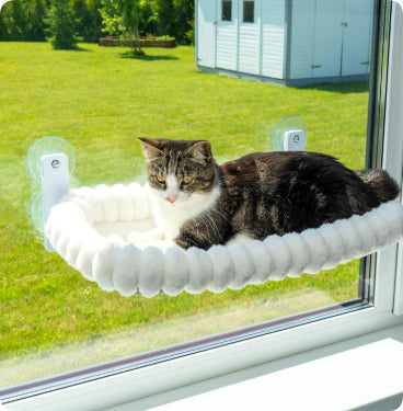 KFX-3077053 Cozy Cat Hammock for Indoor and Balcony Use - Available in Orange and Grass Green