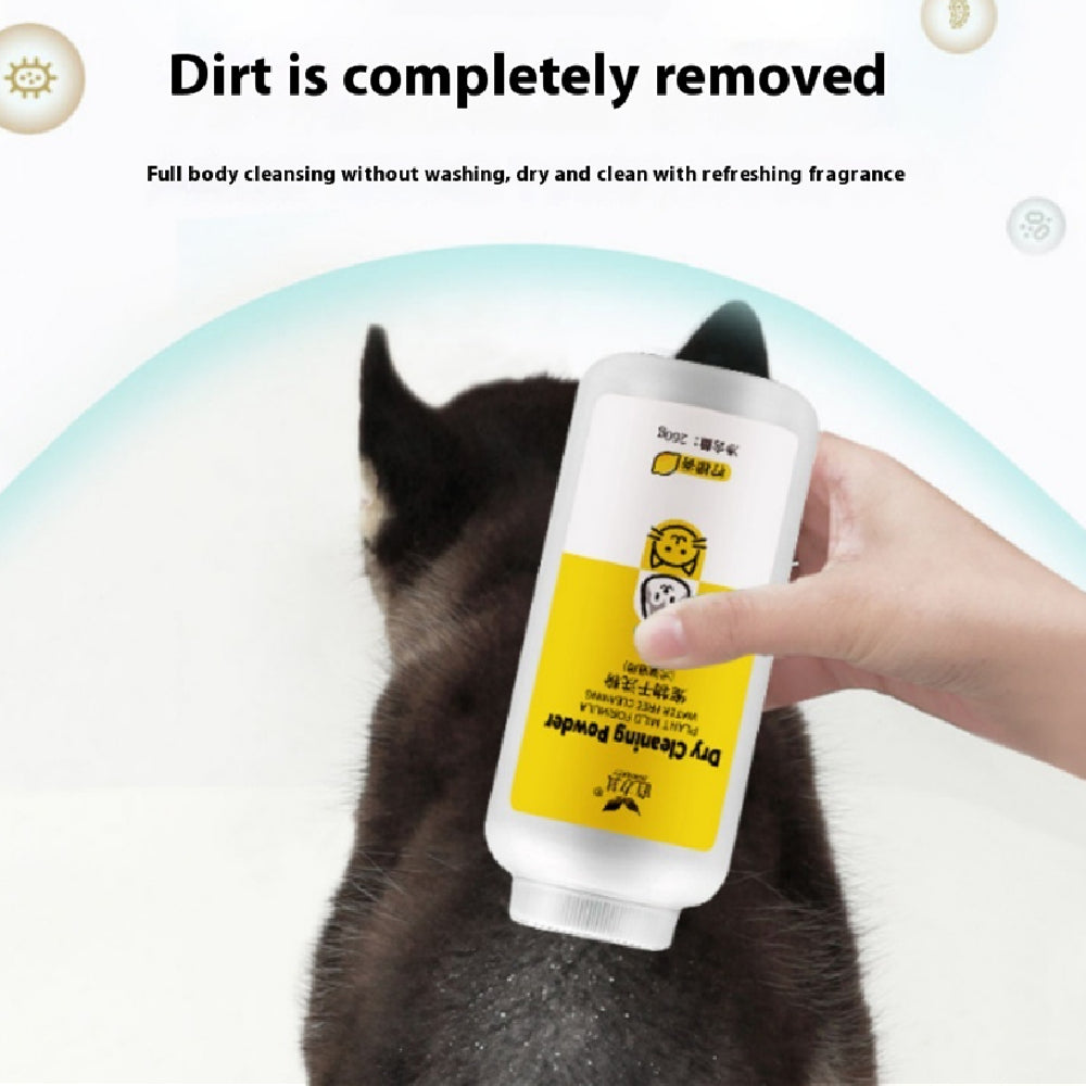 KFX-3077309 Pet Dry Cleaning Powder for Eye Dirt - Lemon, Rose, Mint, 260g