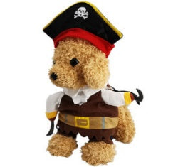 KFX-3077821 Funny Pet Dog Costumes for Horseback Riding, Dinosaur, Pirate, Christmas, and More