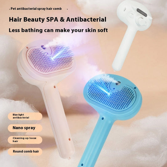 KFX-3081021 Rechargeable Pet Spray Comb with Hair Removal Function – Lightweight and Portable Design