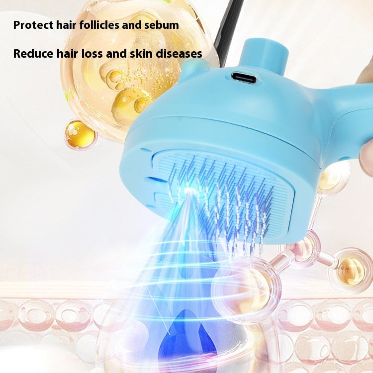 KFX-3081021 Rechargeable Pet Spray Comb with Hair Removal Function – Lightweight and Portable Design