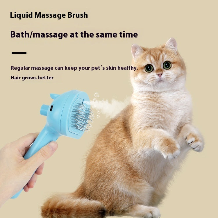 KFX-3081021 Rechargeable Pet Spray Comb with Hair Removal Function – Lightweight and Portable Design