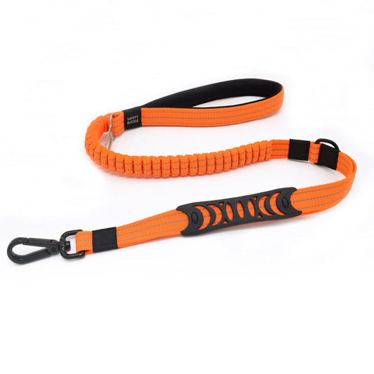 KFX-3084989 Elastic Pet Traction Rope, 110-150CM Adjustable Length, Multiple Colors Available, Suitable for Pets Up to 110 kg
