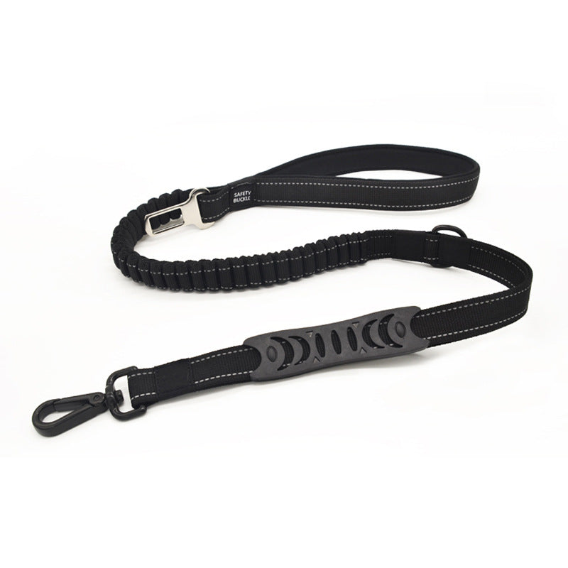 KFX-3084989 Elastic Pet Traction Rope, 110-150CM Adjustable Length, Multiple Colors Available, Suitable for Pets Up to 110 kg