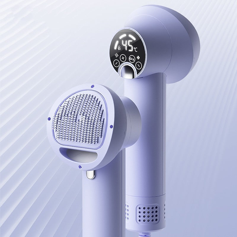 KFX-3092541 Smart Pet Hair Dryer with Comb Attachment for Dogs and Cats - Silent, Safe Grooming Tool
