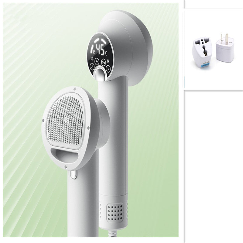 KFX-3092541 Smart Pet Hair Dryer with Comb Attachment for Dogs and Cats - Silent, Safe Grooming Tool