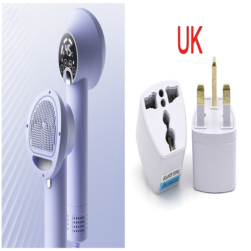 KFX-3092541 Smart Pet Hair Dryer with Comb Attachment for Dogs and Cats - Silent, Safe Grooming Tool