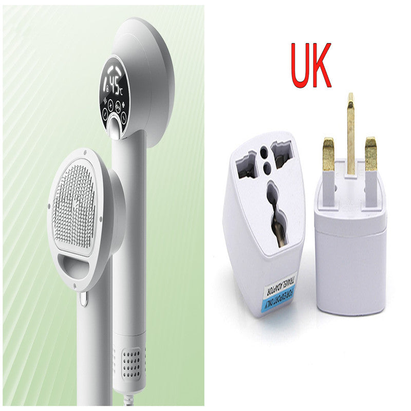 KFX-3092541 Smart Pet Hair Dryer with Comb Attachment for Dogs and Cats - Silent, Safe Grooming Tool