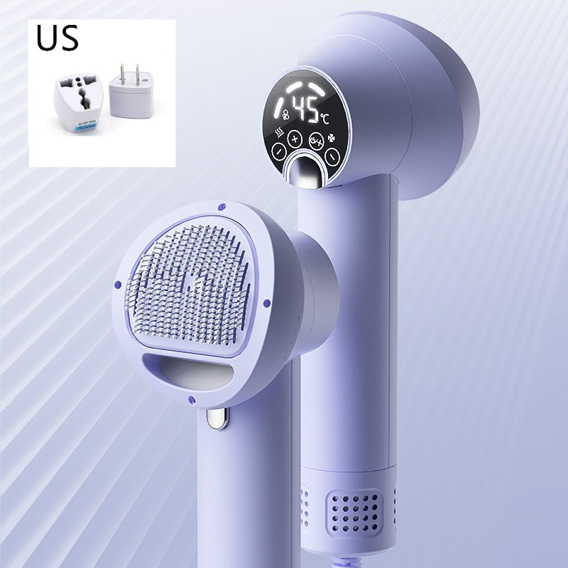 KFX-3092541 Smart Pet Hair Dryer with Comb Attachment for Dogs and Cats - Silent, Safe Grooming Tool