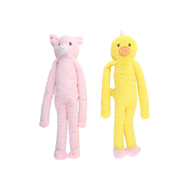 KFX-3094205 Interactive Plush Dog Toy with Rattle and Chewing Function for Golden Retrievers and Large Breeds