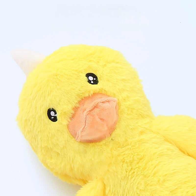 KFX-3094205 Interactive Plush Dog Toy with Rattle and Chewing Function for Golden Retrievers and Large Breeds