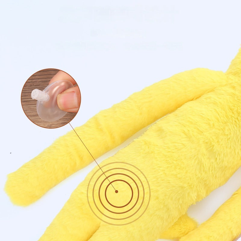 KFX-3094205 Interactive Plush Dog Toy with Rattle and Chewing Function for Golden Retrievers and Large Breeds