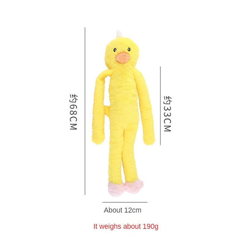 KFX-3094205 Interactive Plush Dog Toy with Rattle and Chewing Function for Golden Retrievers and Large Breeds