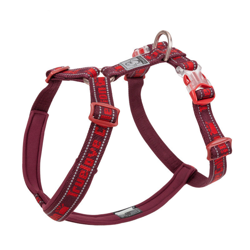 KFX-3095997 Reflective No Pull Dog Harness with Neoprene Padding - Adjustable Military Style Training Vest for Comfort and Safety