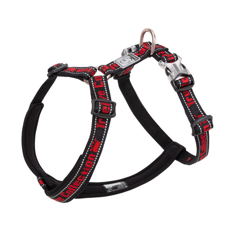 KFX-3095997 Reflective No Pull Dog Harness with Neoprene Padding - Adjustable Military Style Training Vest for Comfort and Safety