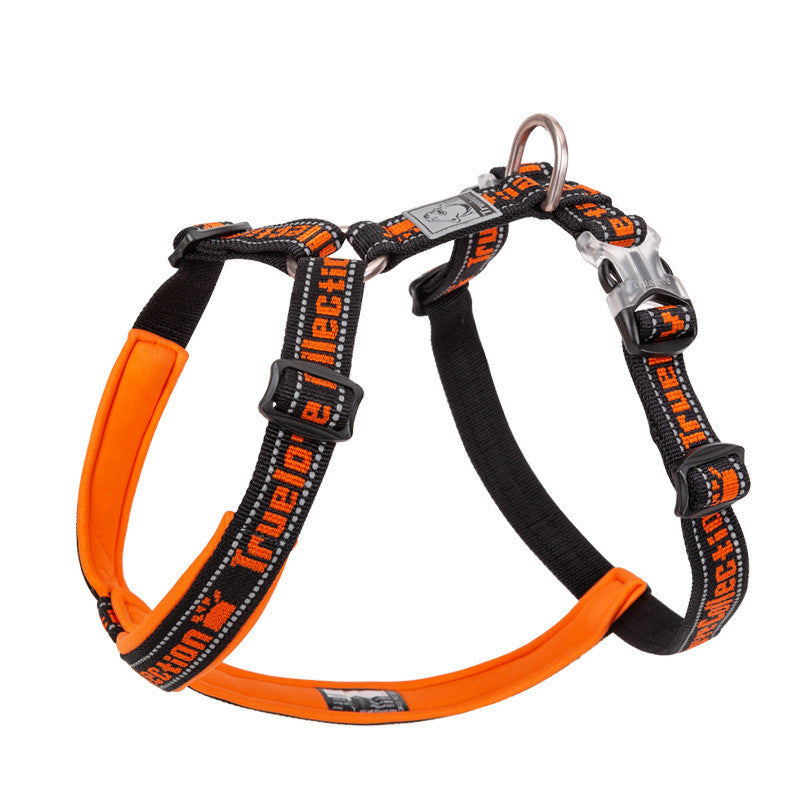 KFX-3095997 Reflective No Pull Dog Harness with Neoprene Padding - Adjustable Military Style Training Vest for Comfort and Safety