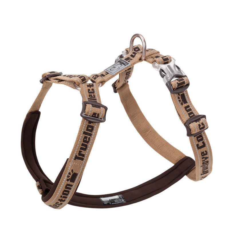 KFX-3095997 Reflective No Pull Dog Harness with Neoprene Padding - Adjustable Military Style Training Vest for Comfort and Safety