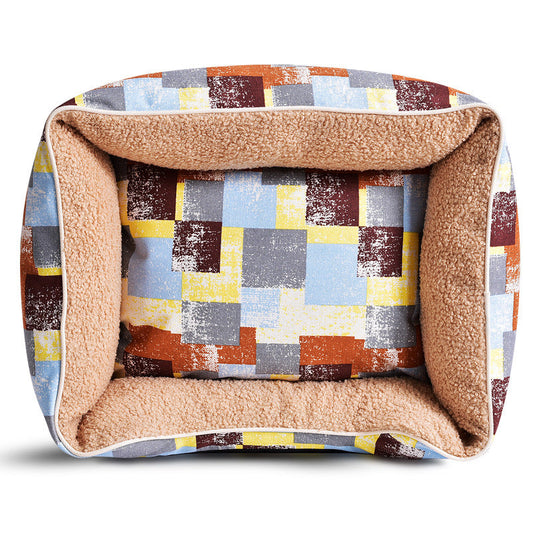 KFX-3096765 Soft and Cozy Pet Bed with Cartoon Design and Various Color Options for Small to Large Pets