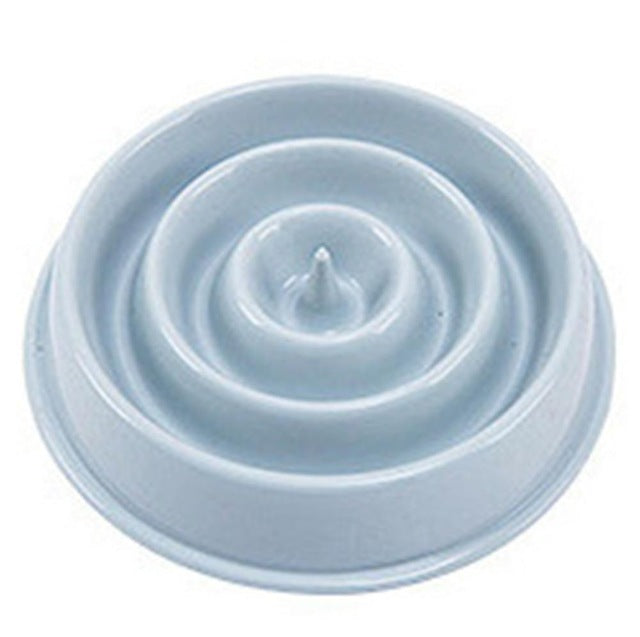 KFX-3096893 Slow Feed Bowl for Dogs and Cats - Plastic Choke Prevention Design in Various Styles and Colors