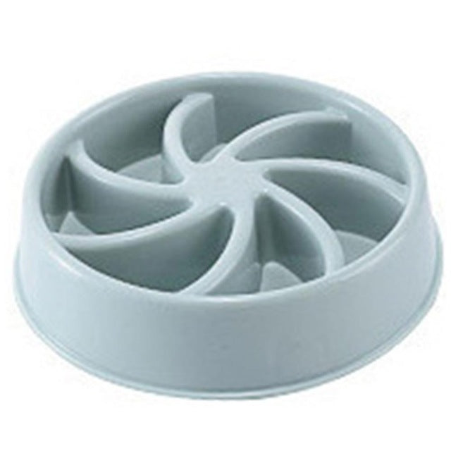 KFX-3096893 Slow Feed Bowl for Dogs and Cats - Plastic Choke Prevention Design in Various Styles and Colors