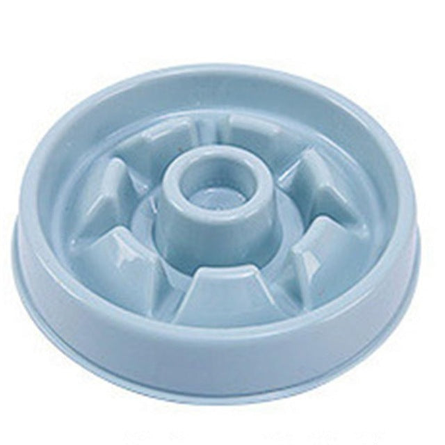 KFX-3096893 Slow Feed Bowl for Dogs and Cats - Plastic Choke Prevention Design in Various Styles and Colors