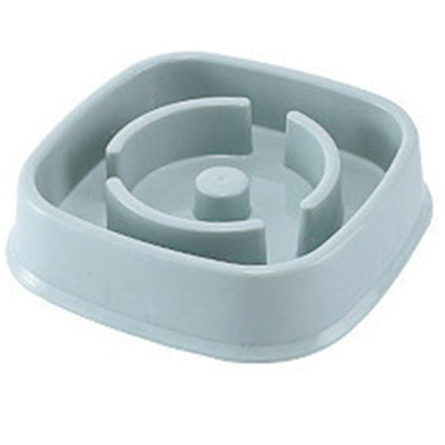 KFX-3096893 Slow Feed Bowl for Dogs and Cats - Plastic Choke Prevention Design in Various Styles and Colors