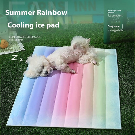 KFX-3098557 Cooling Pet Mat for Dogs - Summer Ice Pad in Various Fun Designs and Sizes