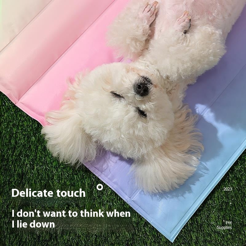 KFX-3098557 Cooling Pet Mat for Dogs - Summer Ice Pad in Various Fun Designs and Sizes
