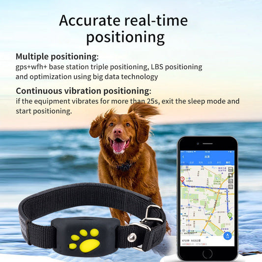 KFX-3099965 Waterproof GPS Pet Locator and Intelligent Tracker with Fence Alarm, Polymer Battery, and Multiple Color Options