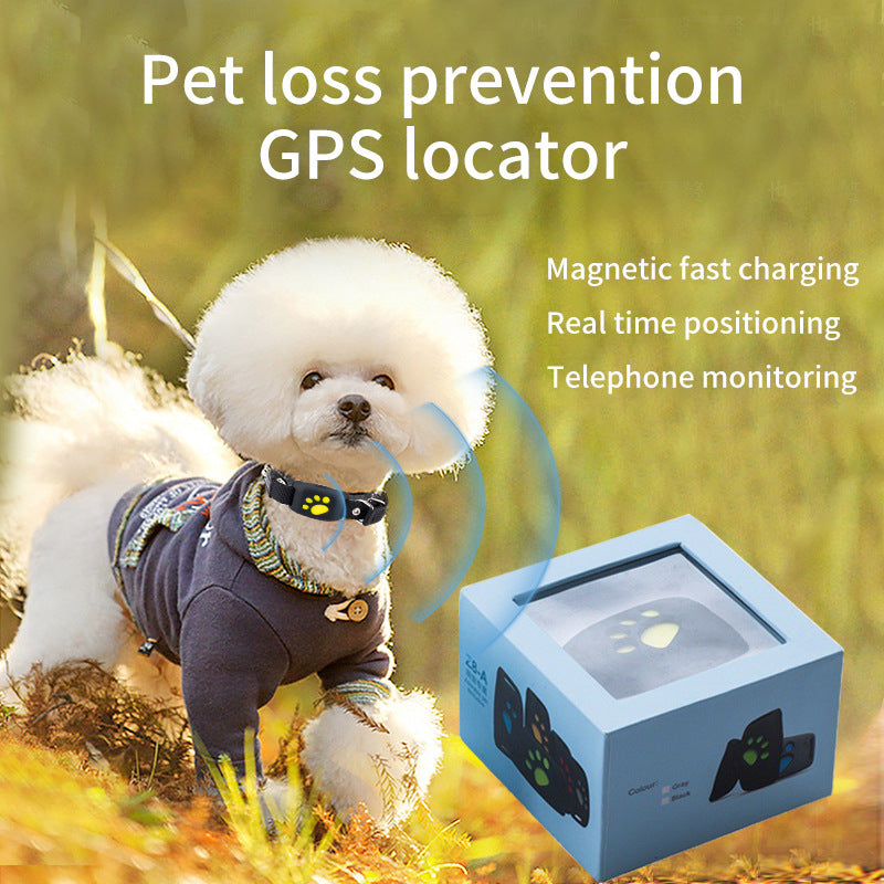 KFX-3099965 Waterproof GPS Pet Locator and Intelligent Tracker with Fence Alarm, Polymer Battery, and Multiple Color Options