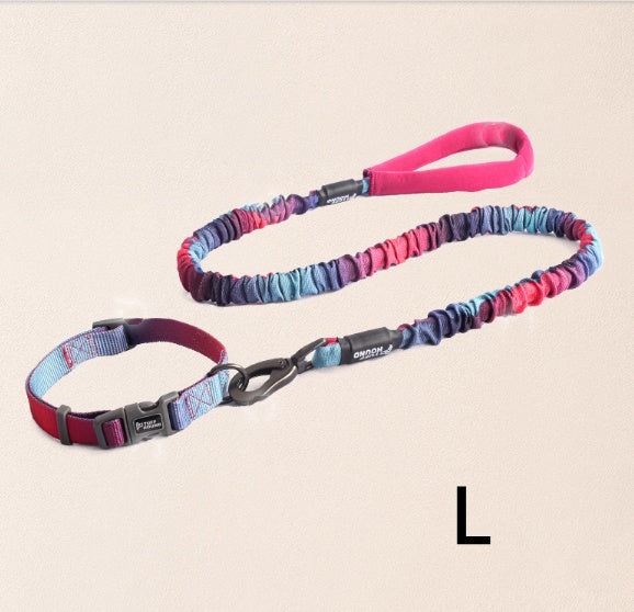 KFX-3104445 Nylon Dog Traction Collar with Letter Pattern for All Seasons, Multiple Sizes Available