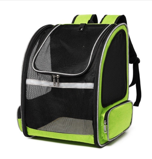 KFX-3104701 Full Mesh Breathable Canvas Pet Carrier Bag in Multiple Colors