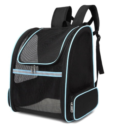 KFX-3104701 Full Mesh Breathable Canvas Pet Carrier Bag in Multiple Colors