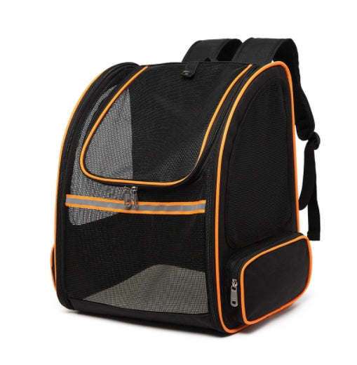 KFX-3104701 Full Mesh Breathable Canvas Pet Carrier Bag in Multiple Colors