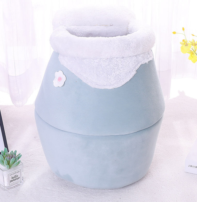 KFX-3106493 Cozy 3-in-1 Cat and Dog House with Soft Basin Shape for Ultimate Comfort
