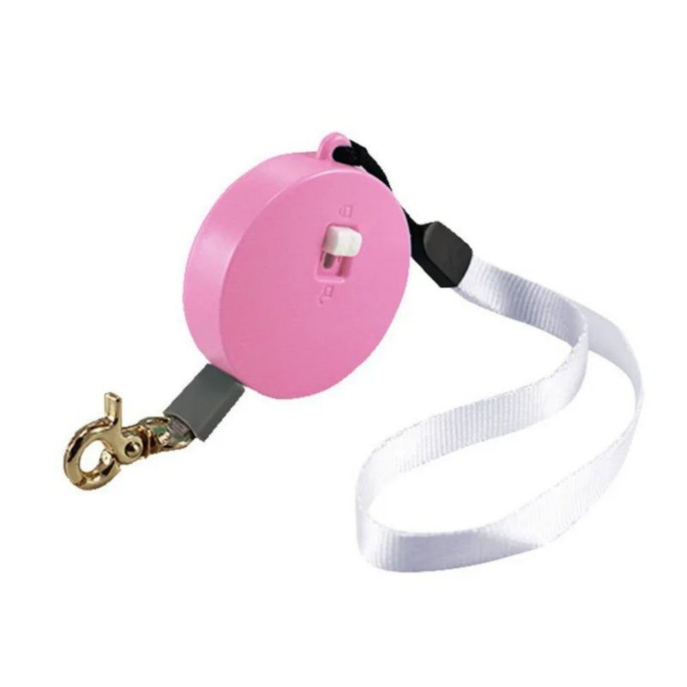 KFX-3111997 Retractable Mini Dog Leash - Portable Nylon Traction Belt for Small to Medium Pets
