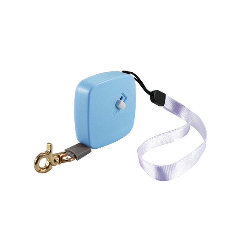 KFX-3111997 Retractable Mini Dog Leash - Portable Nylon Traction Belt for Small to Medium Pets
