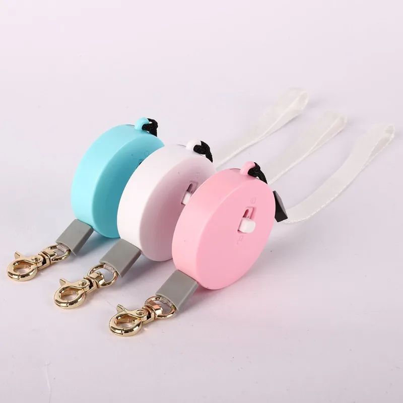 KFX-3111997 Retractable Mini Dog Leash - Portable Nylon Traction Belt for Small to Medium Pets
