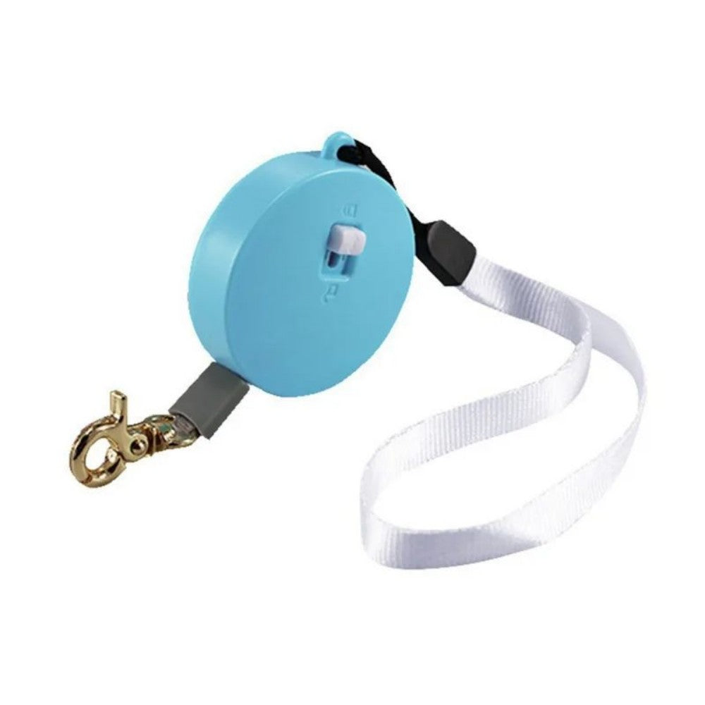 KFX-3111997 Retractable Mini Dog Leash - Portable Nylon Traction Belt for Small to Medium Pets