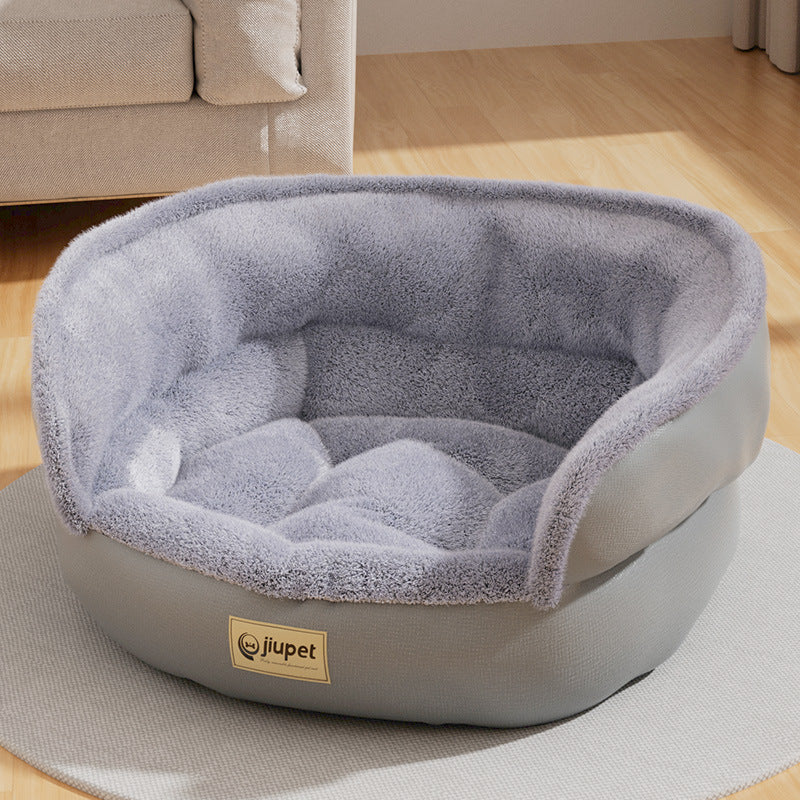 KFX-3112253 Universal Sofa Kennel for Pets - Warm Cloth Bed with Green and Gray Options