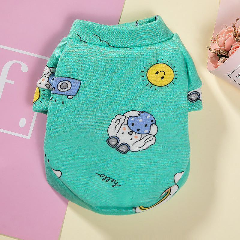 KFX-3113277 Cozy Cartoon Dog Fleece Pullover Sweater in Multiple Fun Styles