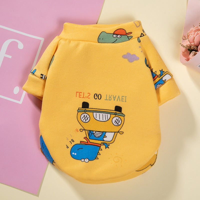 KFX-3113277 Cozy Cartoon Dog Fleece Pullover Sweater in Multiple Fun Styles