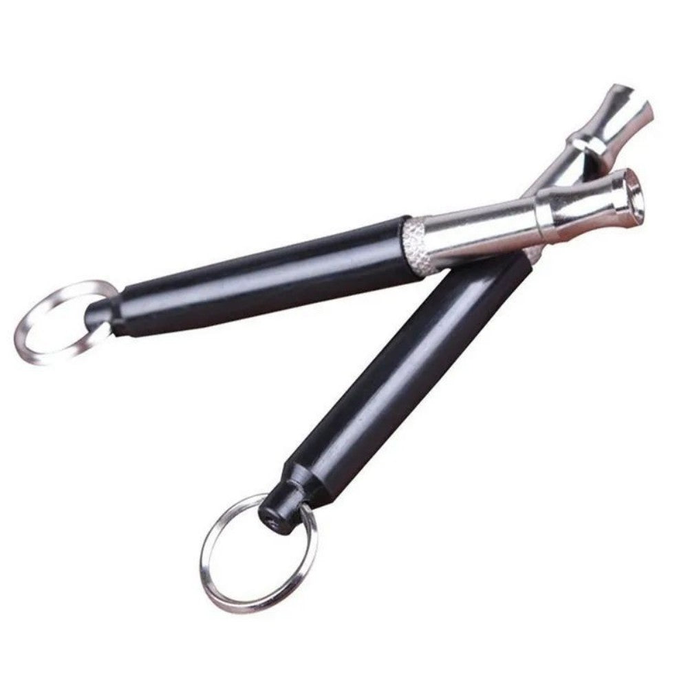 KFX-3113661 Ultrasonic Dog Training Whistle with Adjustable Keychain, Portable Copper Design