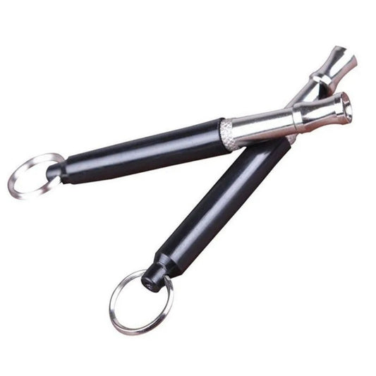 KFX-3113661 Ultrasonic Dog Training Whistle with Adjustable Keychain, Portable Copper Design